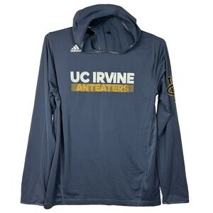 Adidas‎ Sweat Hoodie Mens Large UC Irvine Anteaters Fixed Hood Stretch College